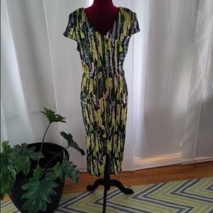 Multicolored Dress The Population Gown